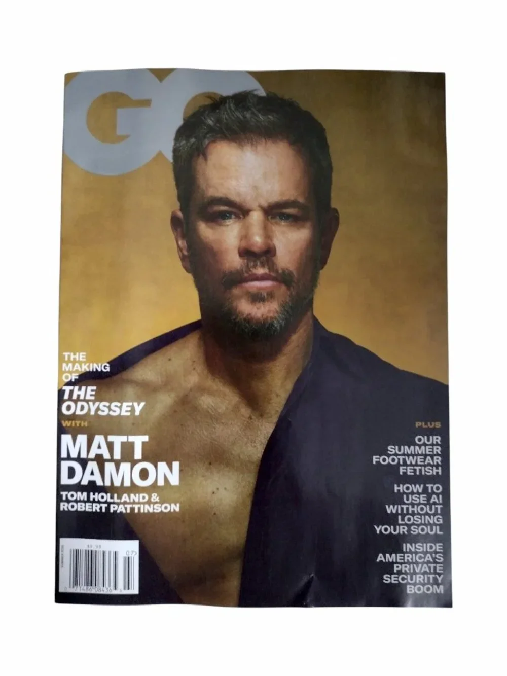 GQ Magazine 6 Issue Bundle 2025/2026 BTS, JayZ, Matt Damon, Glen Powell